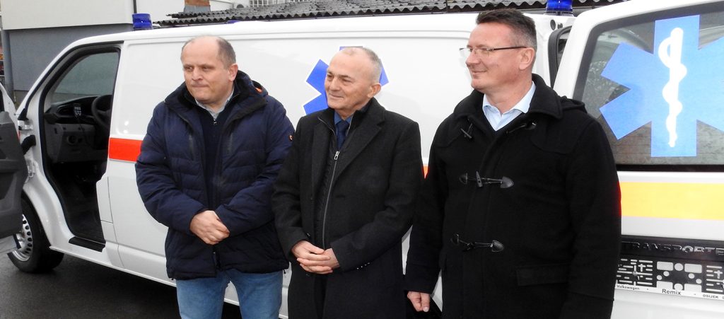 Svečana primopredaja novog sanitetskog vozila za potrebe Doma zdravlja Dr. Andrija Štampar u Novoj Gradiški